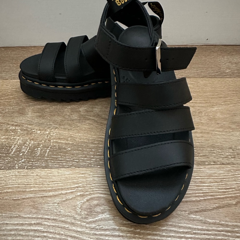Dr. Martens Black Platform Sandals